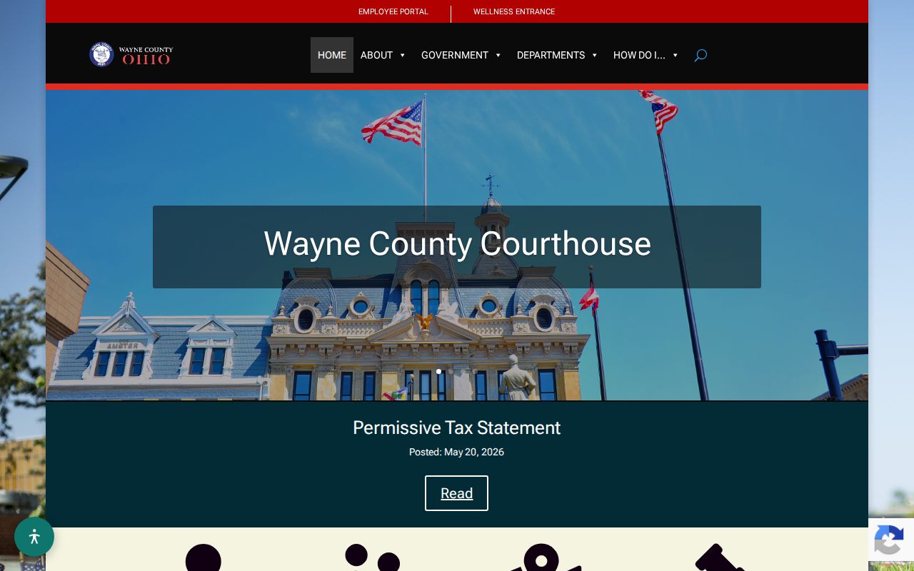 Wooster residents directory Wayne County CourtView record access