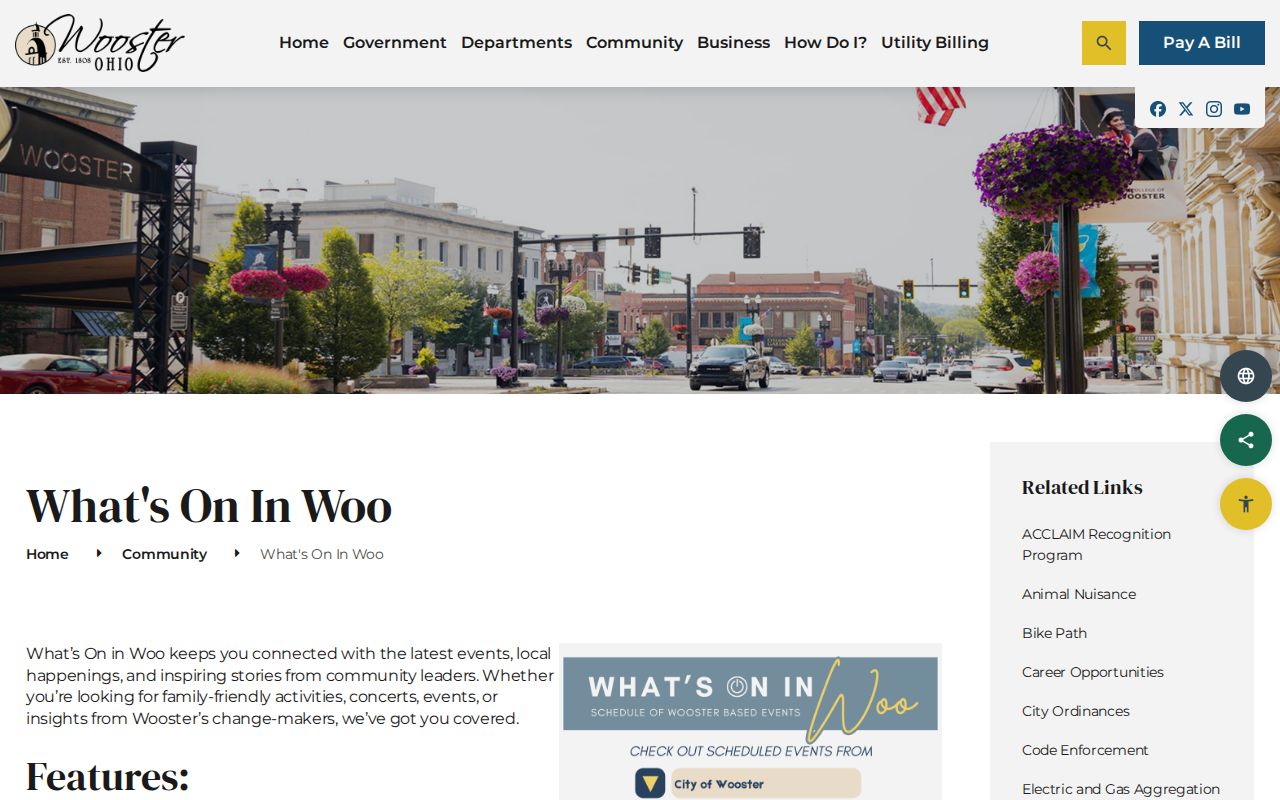 Wooster neighbors community organization directory
